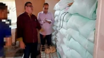 ضبط 3 أطنان أرز وسكر مجهول المصدر قبل ترويجها في السوق السوداء